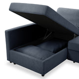 Staunton Corner Sofabed Navy from Roseland Furniture