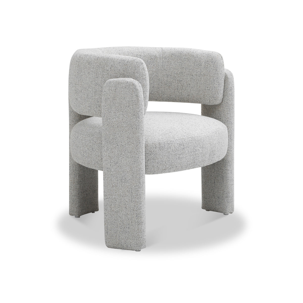 Lenore Curved Armchair Natural from Roseland Furniture