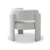 Lenore Curved Armchair Natural from Roseland Furniture