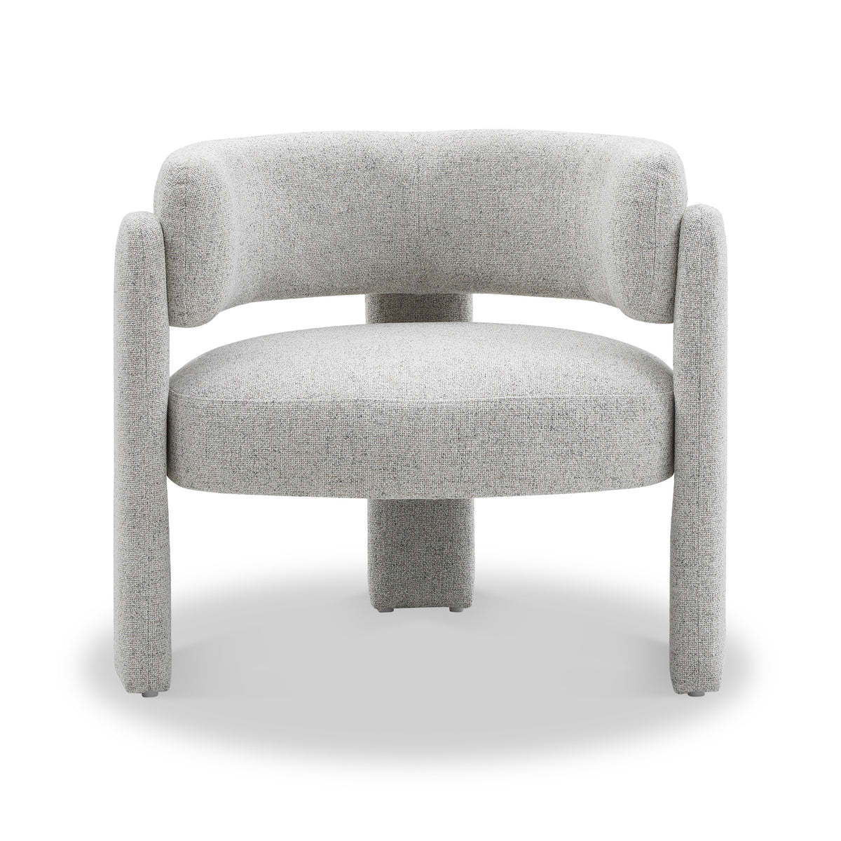 Lenore Curved Armchair Natural from Roseland Furniture