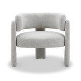 Lenore Curved Armchair Natural from Roseland Furniture