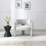 Lenore Curved Armchair Natural from Roseland Furniture