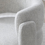 Lenore Curved Armchair Natural from Roseland Furniture