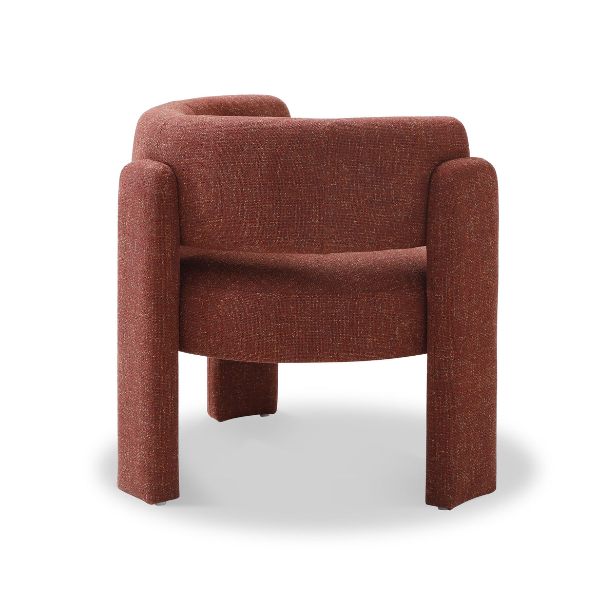 Lenore Curved Armchair Rust from Roseland Furniture