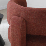 Lenore Curved Armchair Rust from Roseland Furniture
