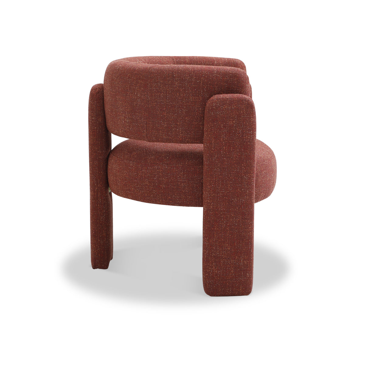 Lenore Curved Armchair Rust from Roseland Furniture