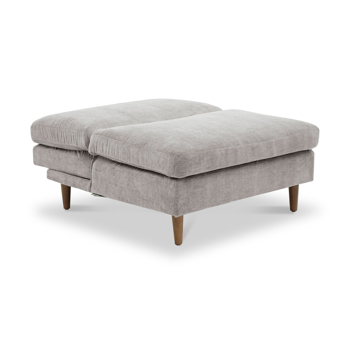 Carrington Chenille Click Clack Lounge Chair Natural from Roseland Furniture