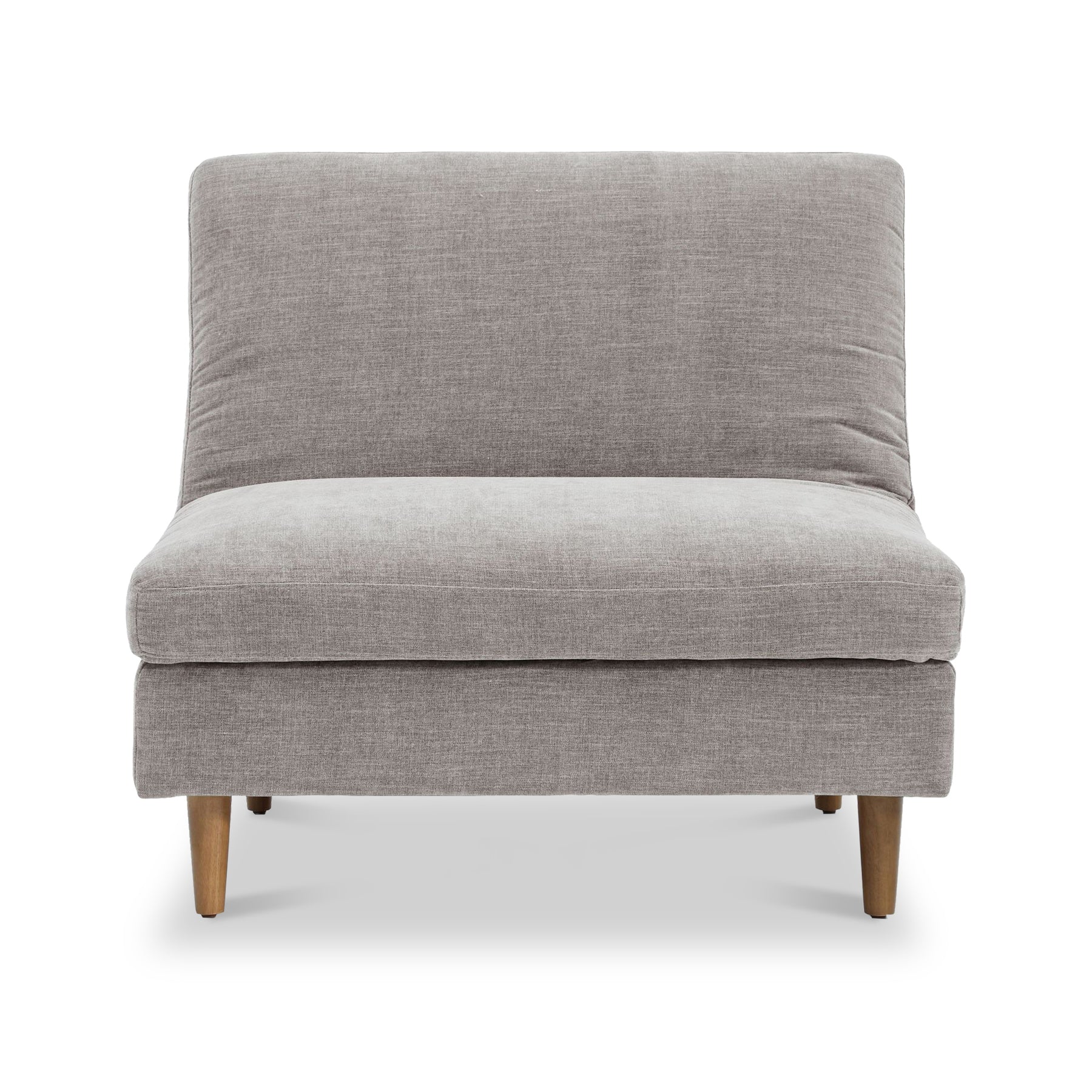 Carrington Chenille Click Clack Lounge Chair Natural from Roseland Furniture