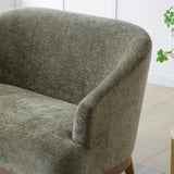Lucinda Chenille 2 Seater Sofa Olive from Roseland Furniture