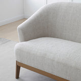 Lucinda Chenille 2 Seater Sofa Natural from Roseland Furniture