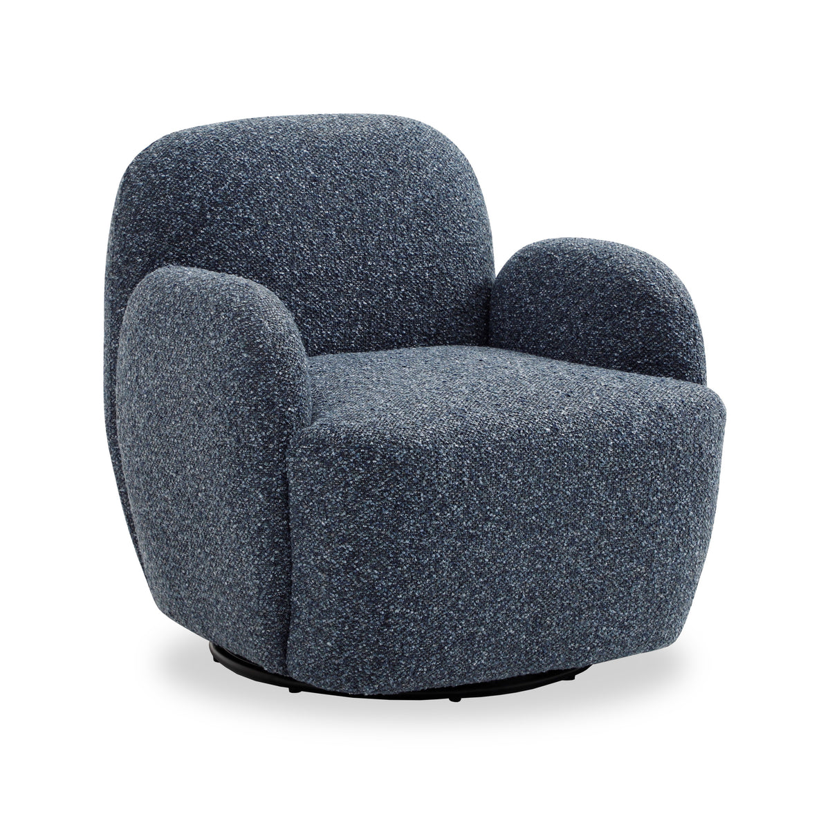 Portia Swivel Armchair Navy from Roseland Furniture