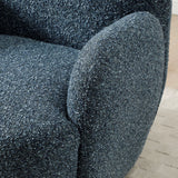 Portia Swivel Armchair Navy from Roseland Furniture