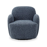 Portia Swivel Armchair Navy from Roseland Furniture