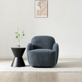 Portia Swivel Armchair Navy from Roseland Furniture