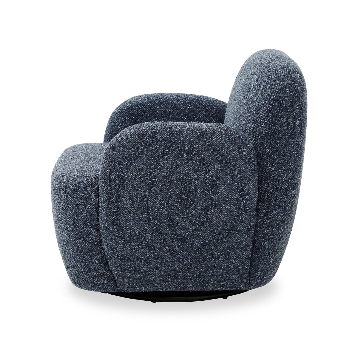 Portia Swivel Armchair Navy from Roseland Furniture