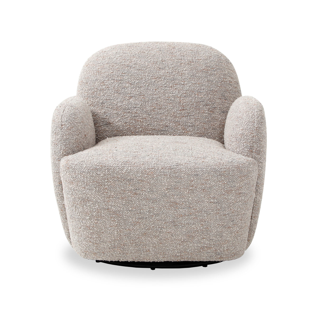 Portia Swivel Armchair Natural from Roseland Furniture