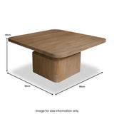 Nao Mango Wood Coffee Table Angle1 from Roseland Furniture
