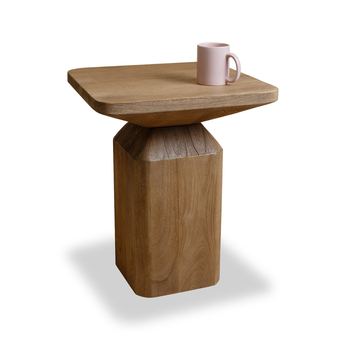 Nao Mango Wood Lamp Table from Roseland Furniture