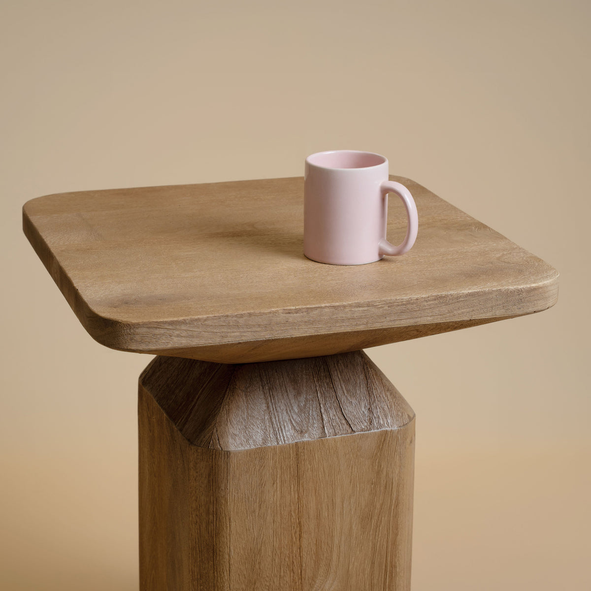 Nao Mango Wood Lamp Table from Roseland Furniture