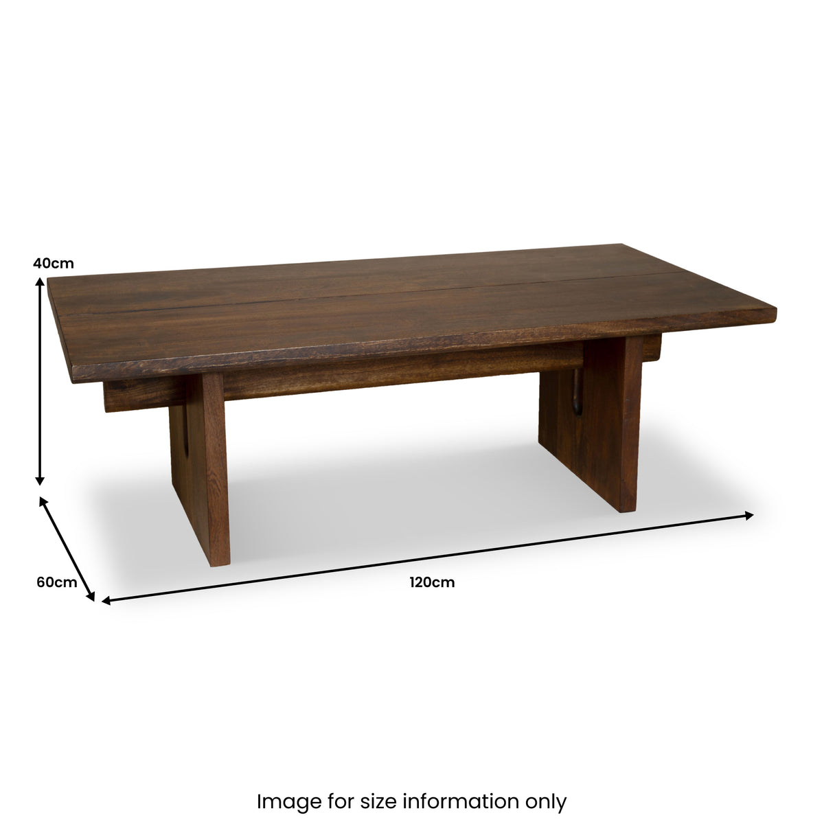 Morelle Acacia Wood Coffee Table from Roseland Furniture
