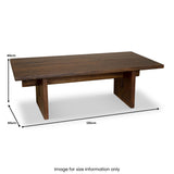 Morelle Acacia Wood Coffee Table from Roseland Furniture