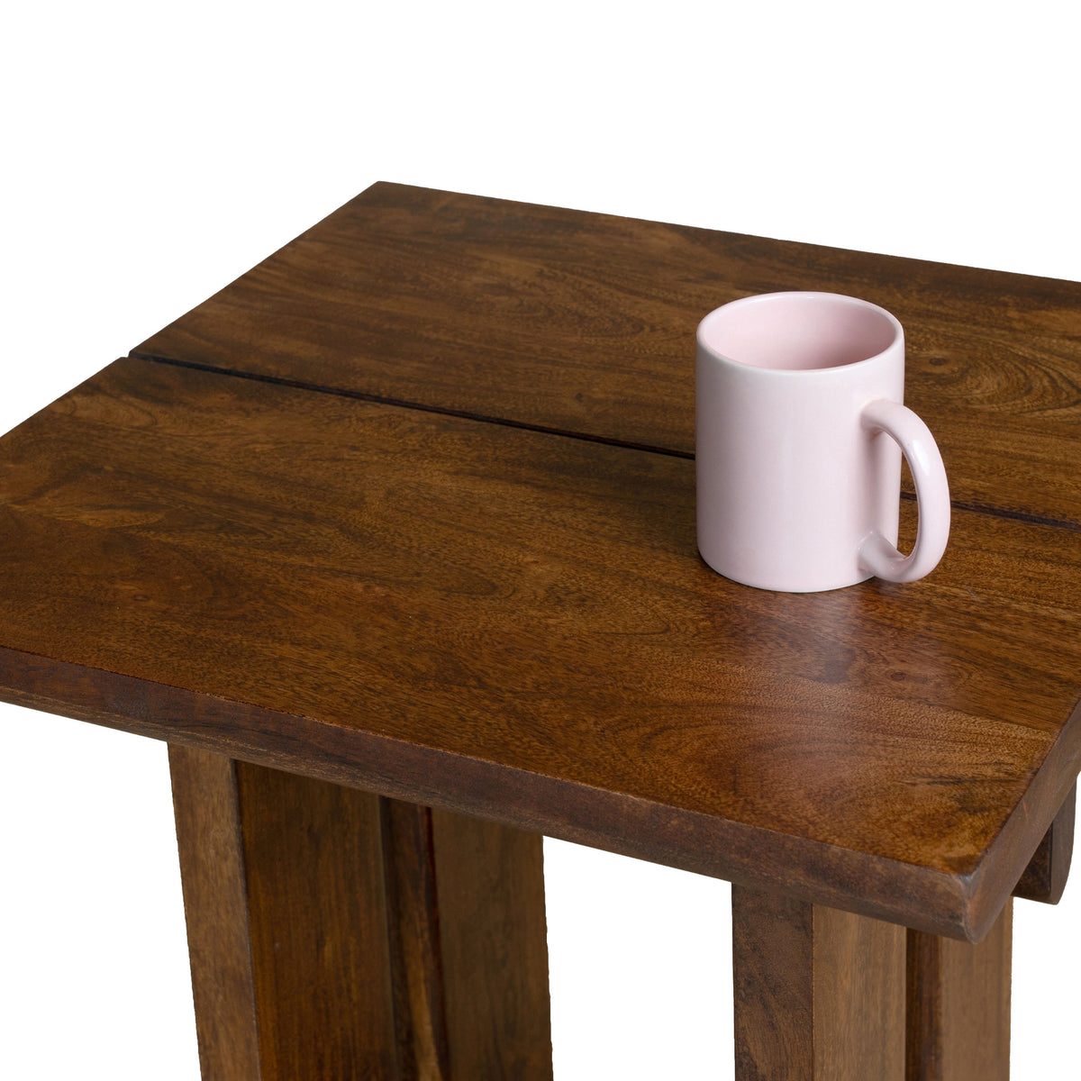 Morelle Acacia Wood Side Table from Roseland Furniture