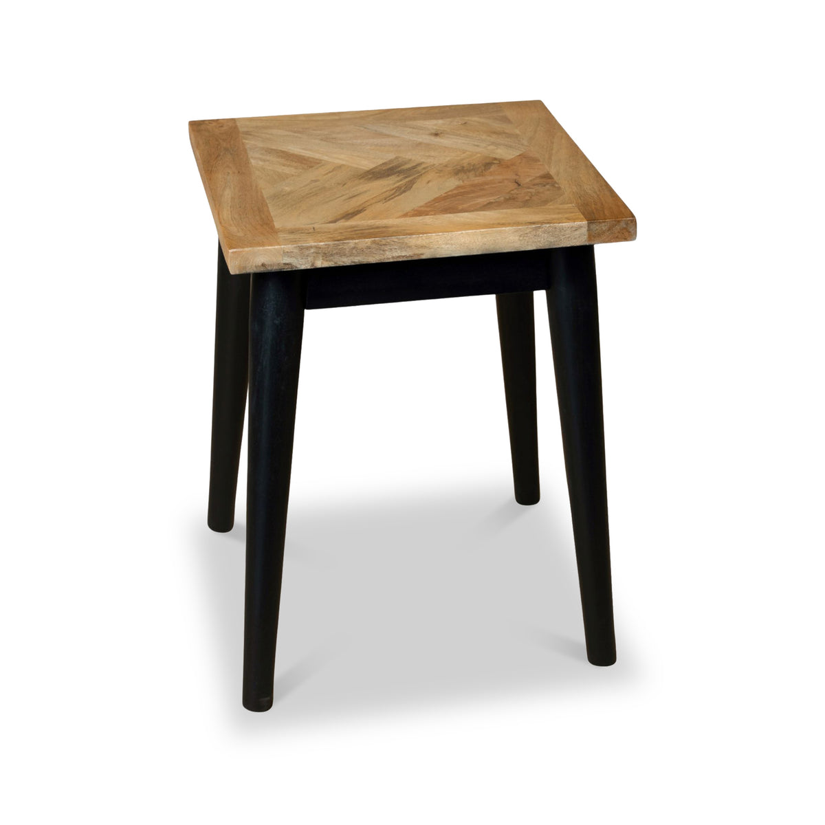 Maeko Parquet Mango Wood Lamp Table from Roseland Furniture
