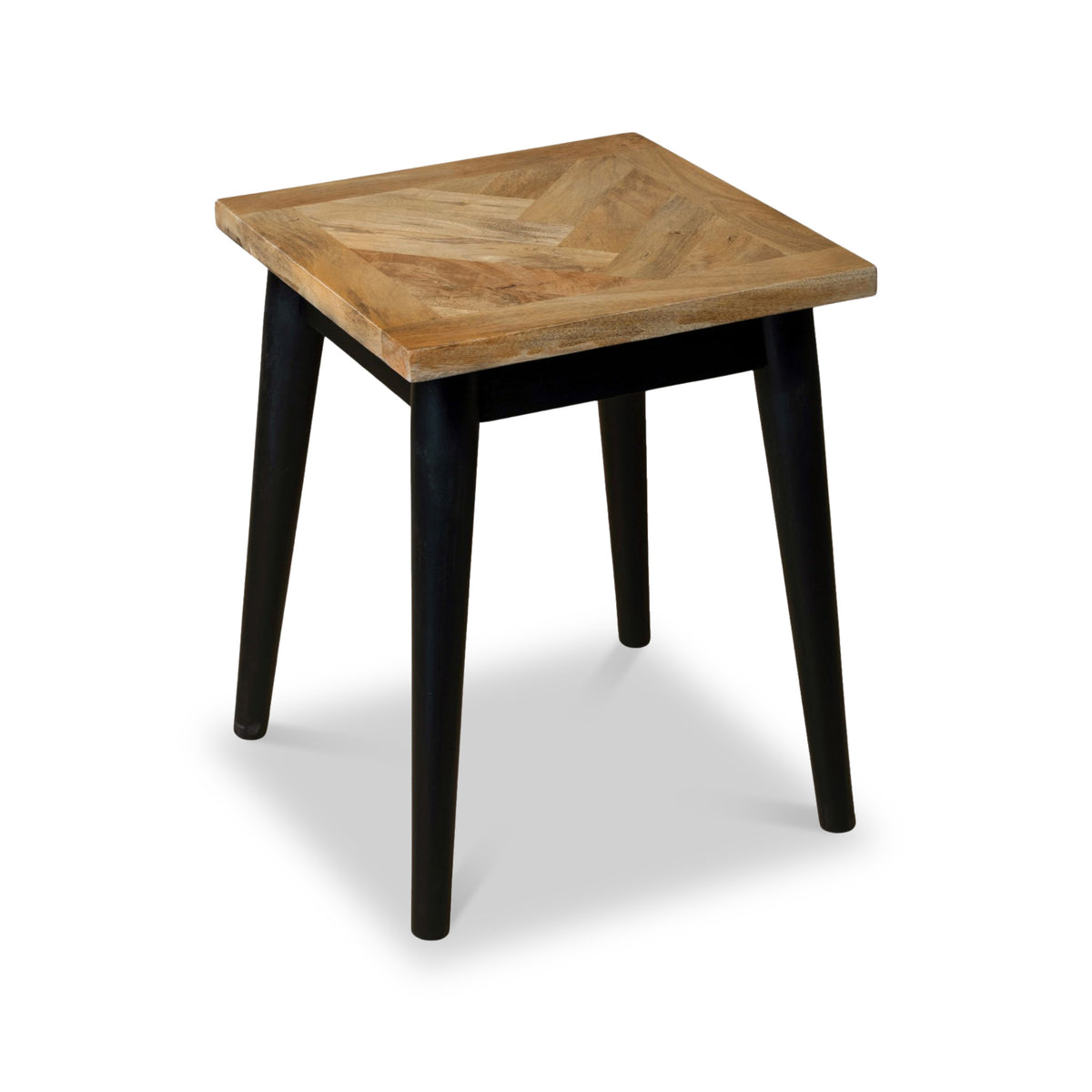 Maeko Parquet Mango Wood Lamp Table from Roseland Furniture