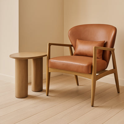 Zenra Mango Wood Lamp Table