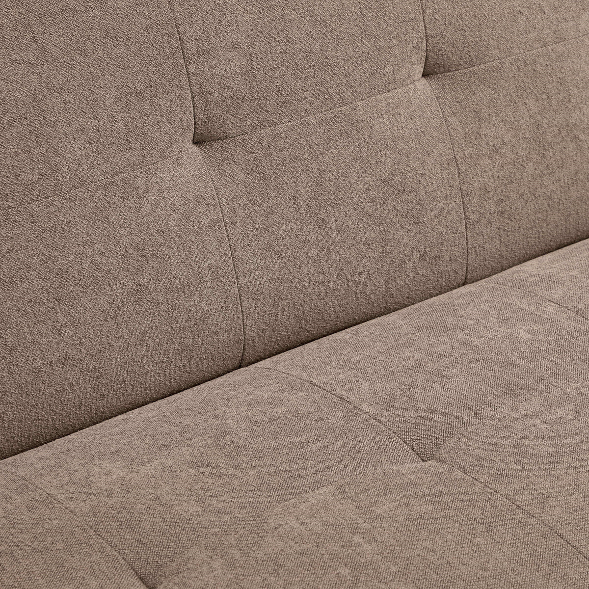 Frazier Button Back Sofa Bed Taupe from Roseland Furniture