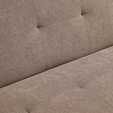 Frazier Button Back Sofa Bed Taupe from Roseland Furniture