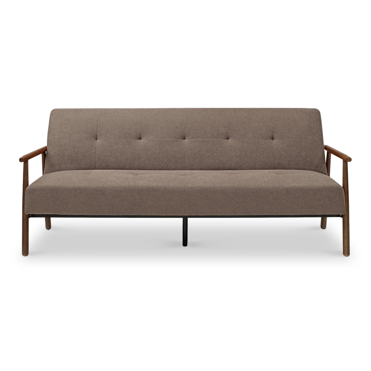 Frazier Button Back Sofa Bed Taupe from Roseland Furniture