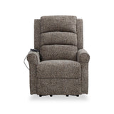 Hendry Twin Motor Power Recliner Armchair Grey from Roseland Furniture