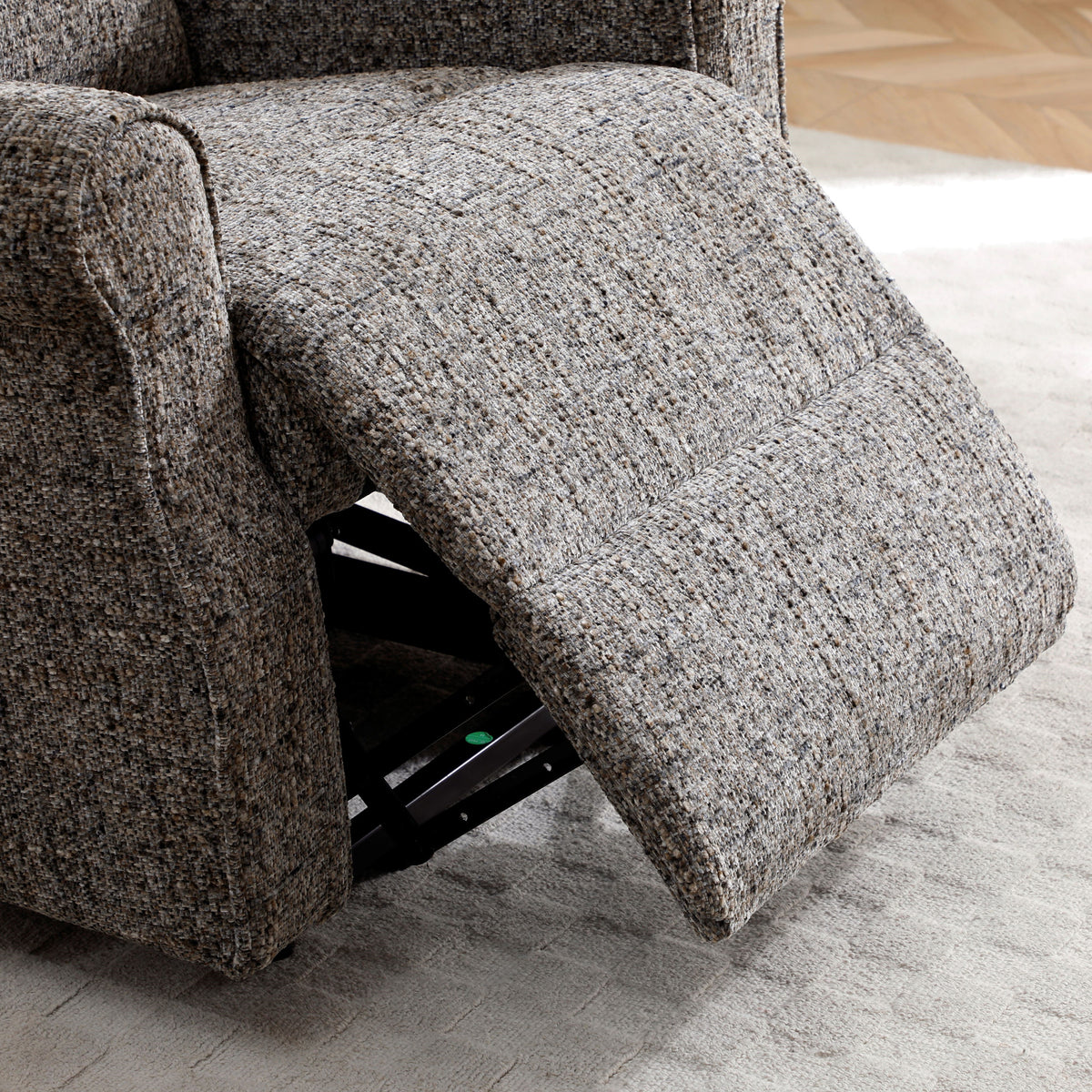 Hendry Twin Motor Power Recliner Armchair Grey from Roseland Furniture