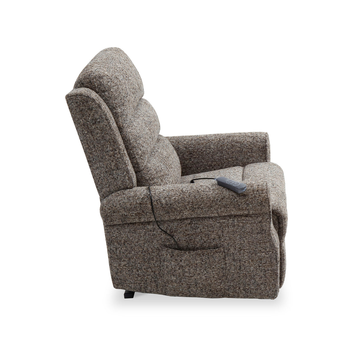 Hendry Twin Motor Power Recliner Armchair Grey from Roseland Furniture