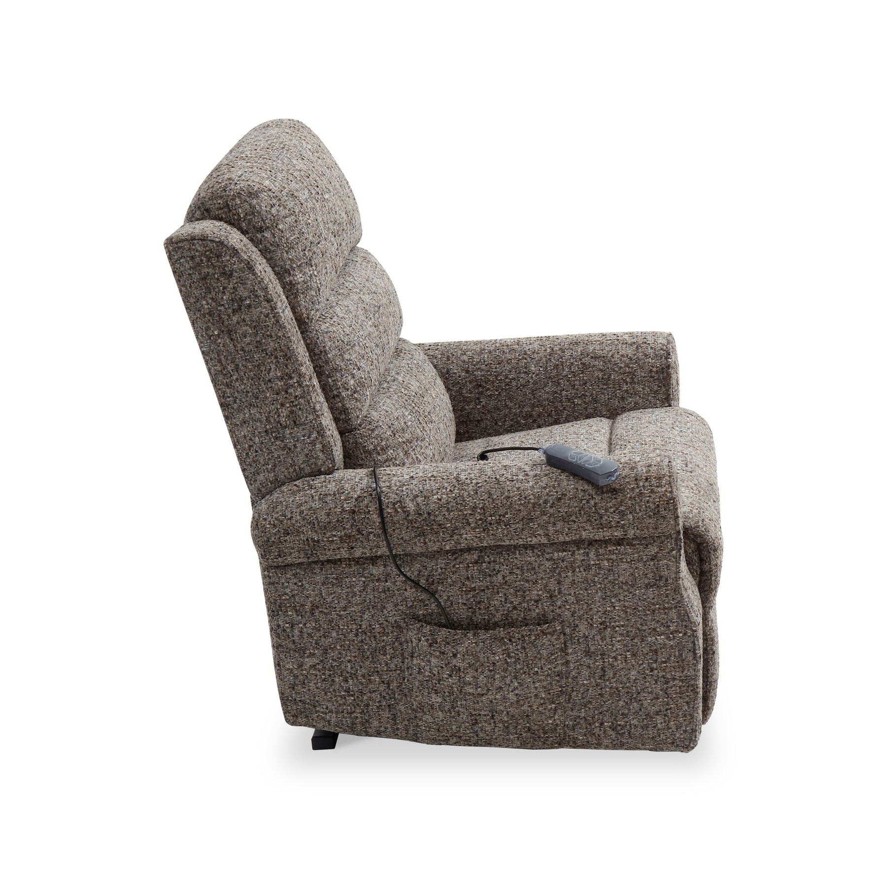 Hendry Twin Motor Power Recliner Armchair Grey from Roseland Furniture