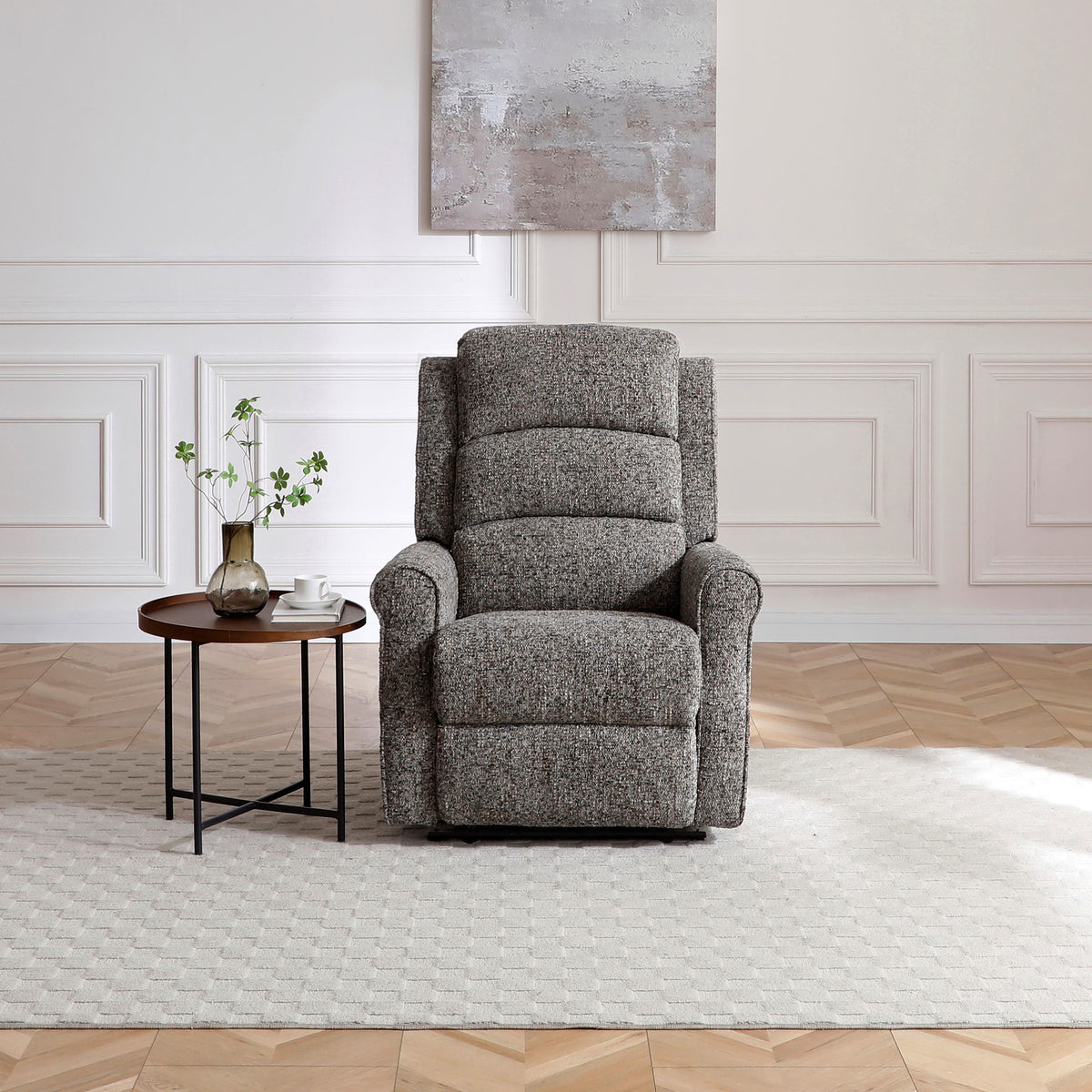 Hendry Recliner Armchair Grey from Roseland Furniture