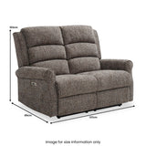 Hendry Power Recliner 2 Seater Sofa Grey from Roseland Furniture