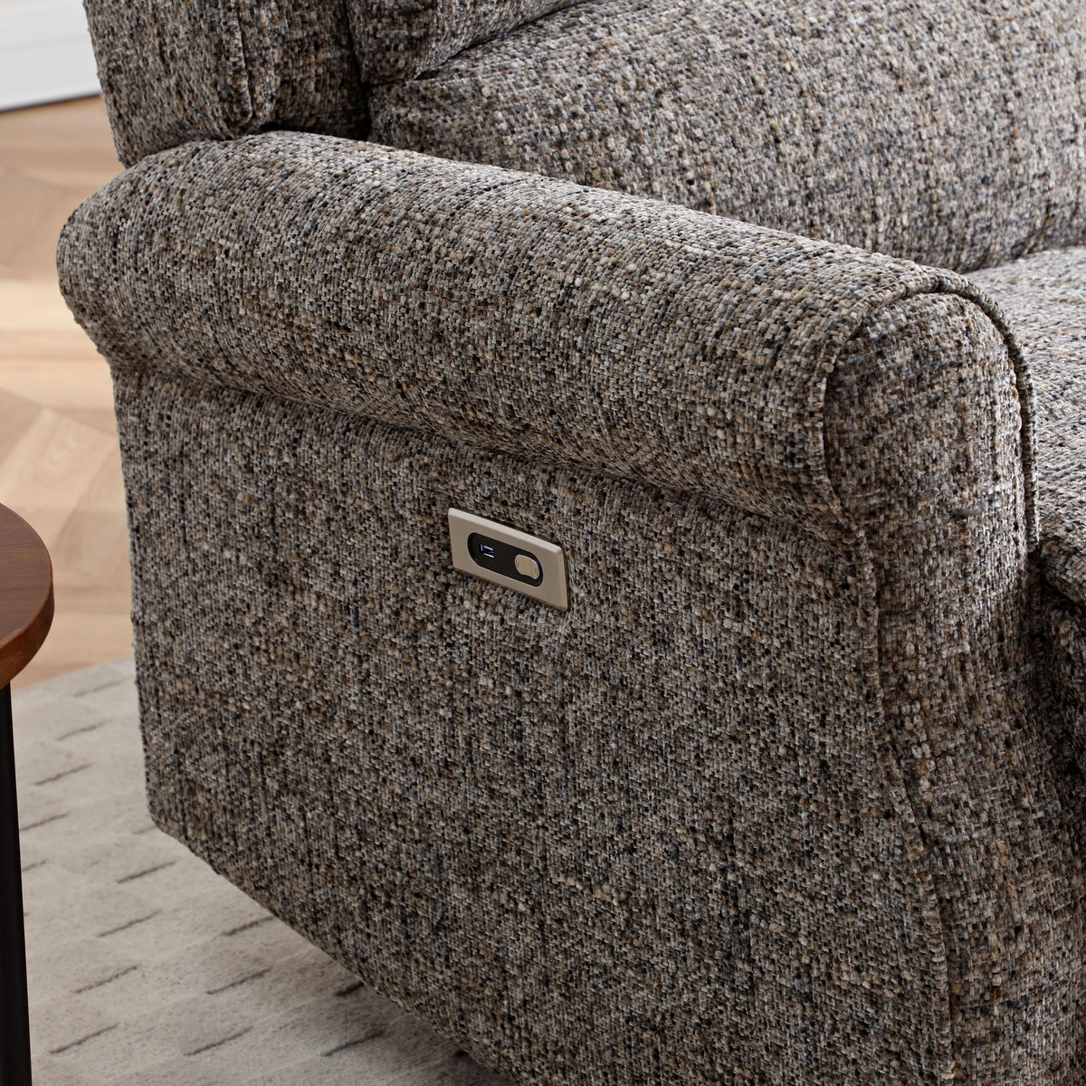 Hendry Power Recliner 2 Seater Sofa Grey from Roseland Furniture