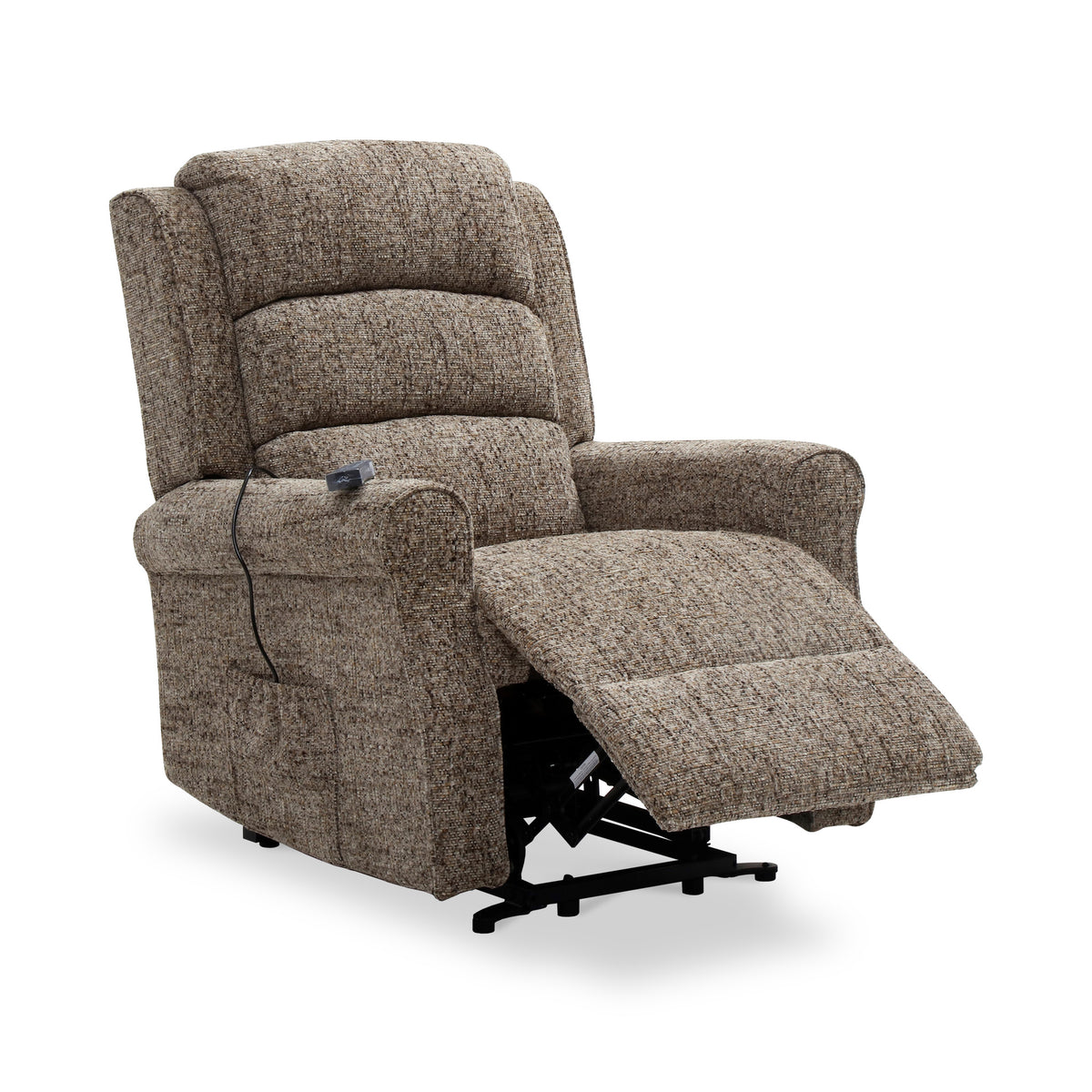 Hendry Twin Motor Power Recliner Armchair Fawn from Roseland Furniture