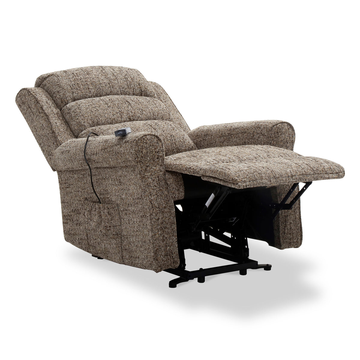 Hendry Twin Motor Power Recliner Armchair Fawn from Roseland Furniture