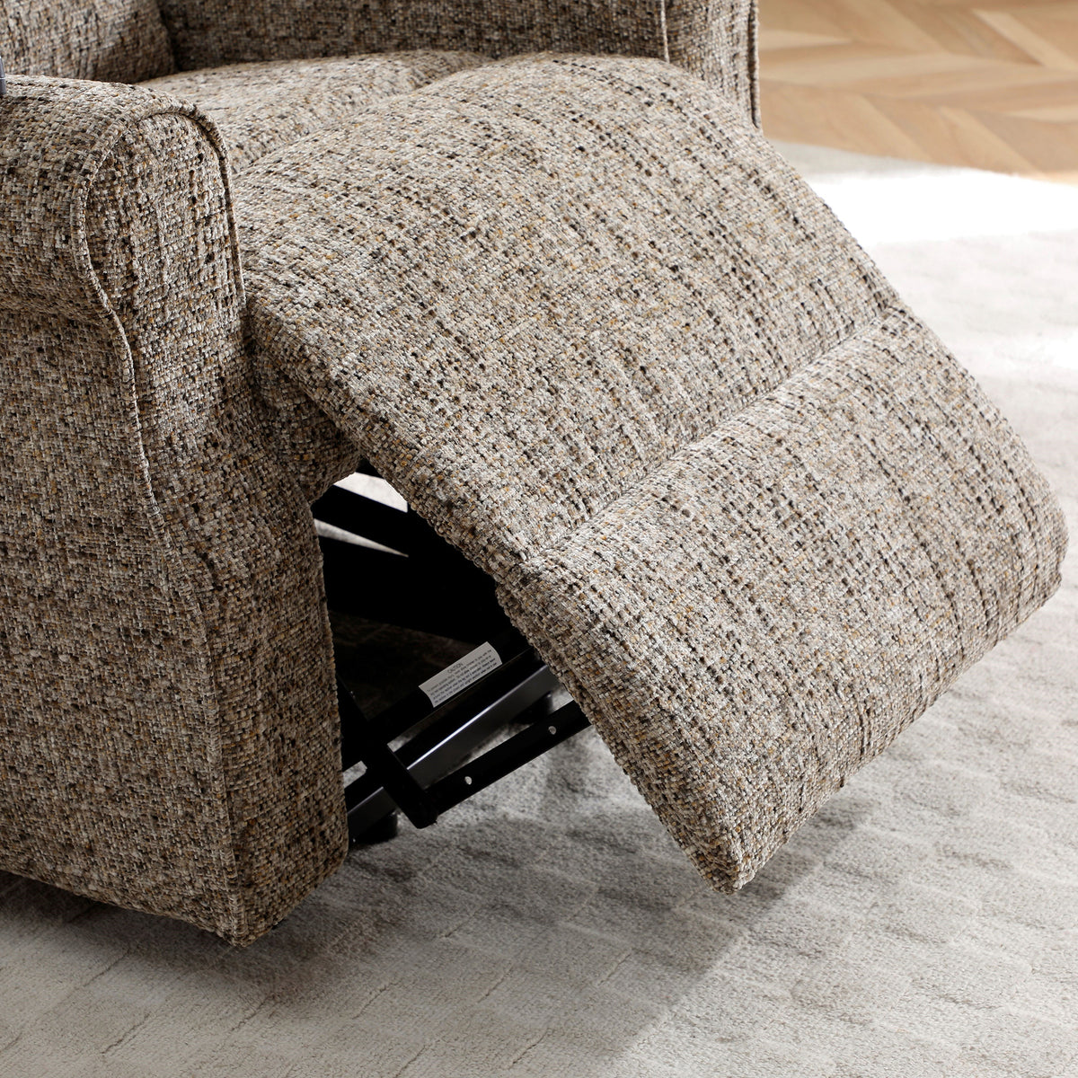 Hendry Twin Motor Power Recliner Armchair Fawn from Roseland Furniture