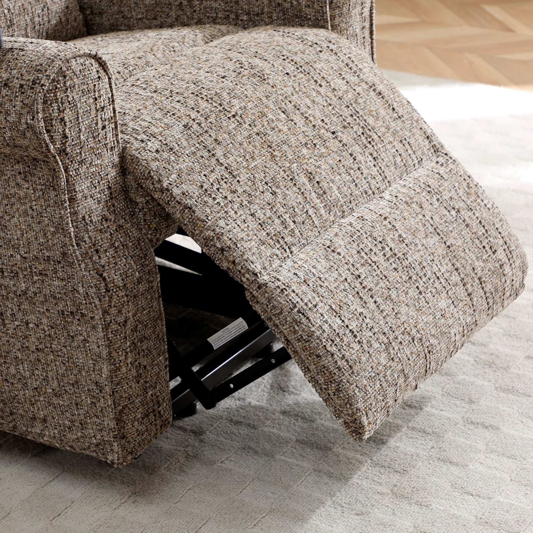 Hendry Twin Motor Power Recliner Armchair Fawn from Roseland Furniture