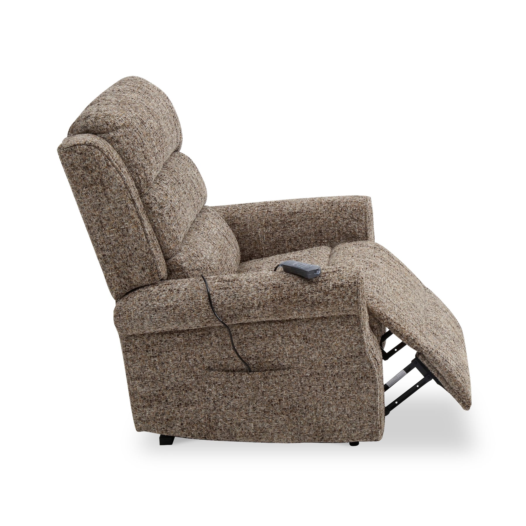 Hendry Twin Motor Power Recliner Armchair Fawn from Roseland Furniture