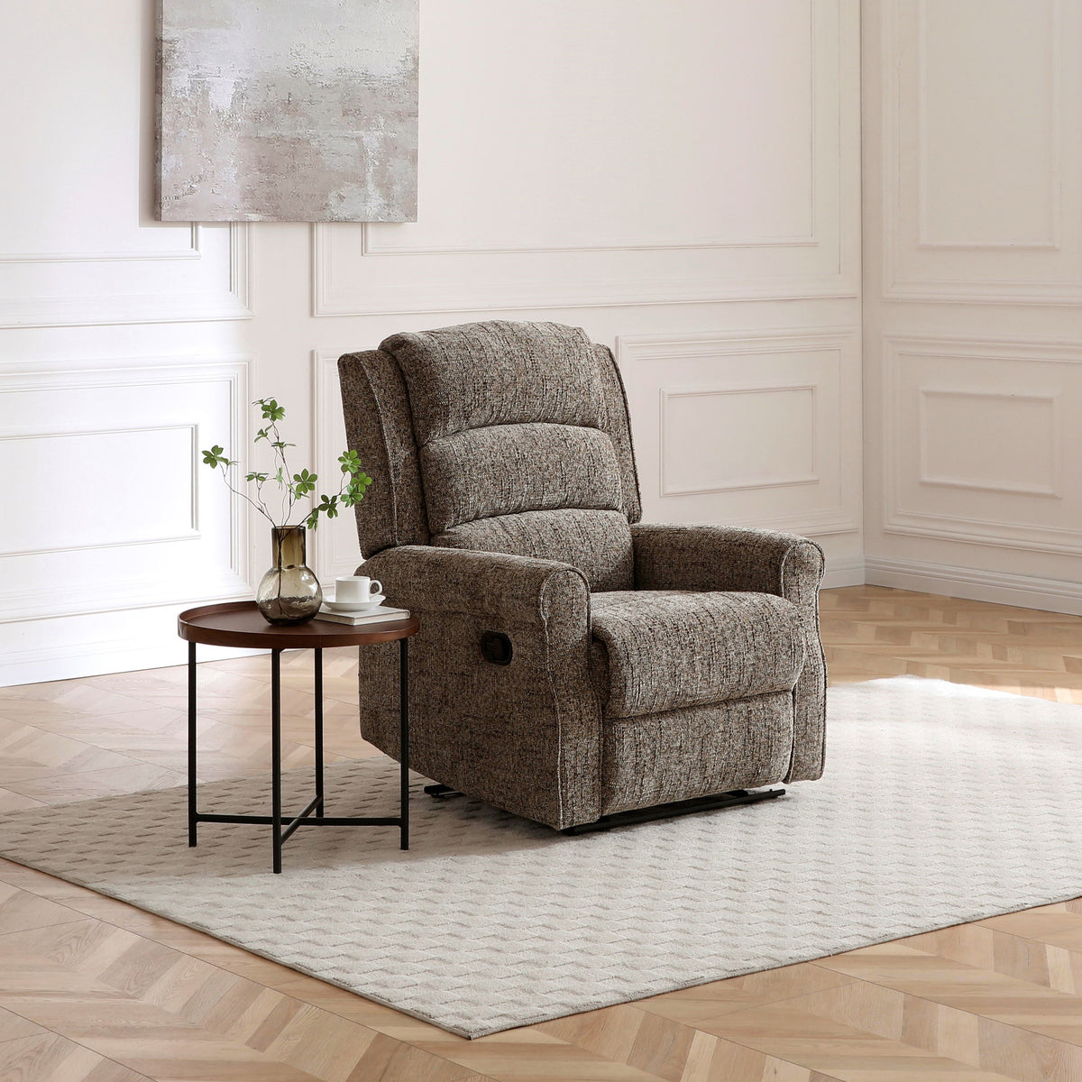 Hendry Recliner Armchair Fawn from Roseland Furniture