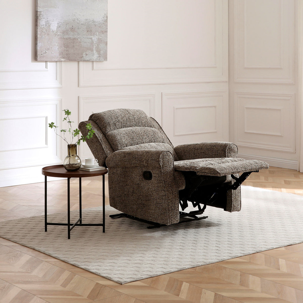 Hendry Recliner Armchair Fawn from Roseland Furniture
