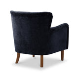 Arkwright Wingback Armchair Navy from Roseland Furniture