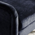Arkwright Wingback Armchair Navy from Roseland Furniture
