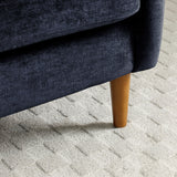 Arkwright Wingback Armchair Navy from Roseland Furniture