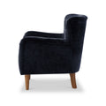 Arkwright Wingback Armchair Navy from Roseland Furniture